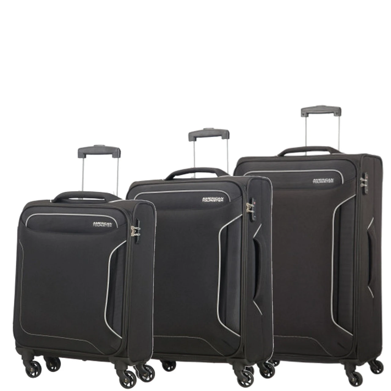 American Tourister Holiday Heat 3 Piece Luggage Set - 55cm, 67cm & 79cm - Image 15