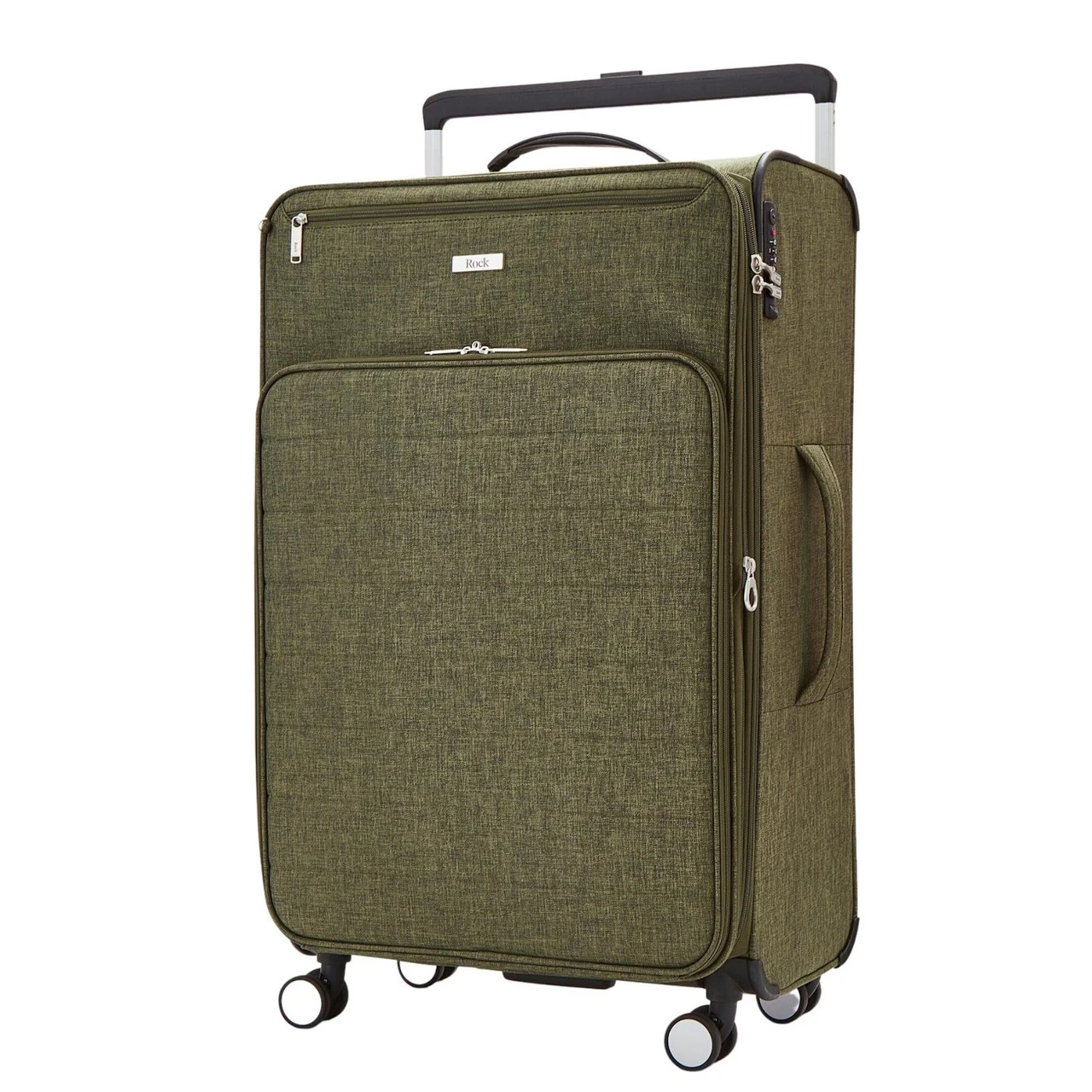 Rock Rocklite DLX 4 Wheel Expandable Large Suitcase - 78cm - Image 8