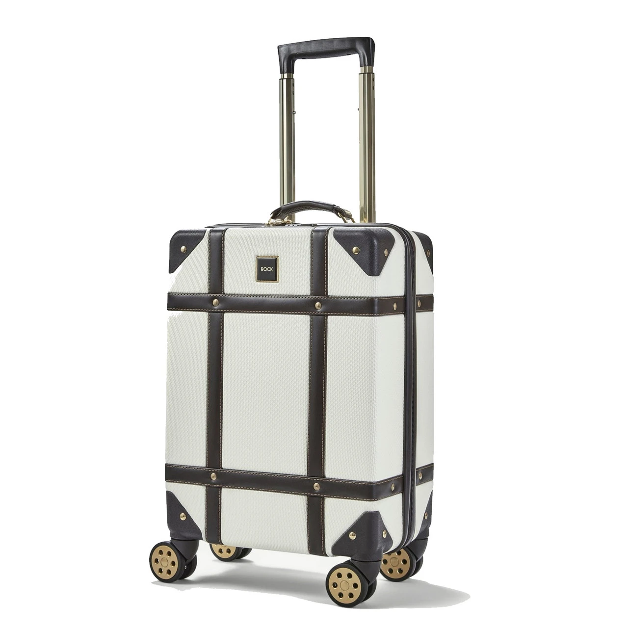 Rock Vintage 4 Wheel Cabin Suitcase - 54cm - Image 8