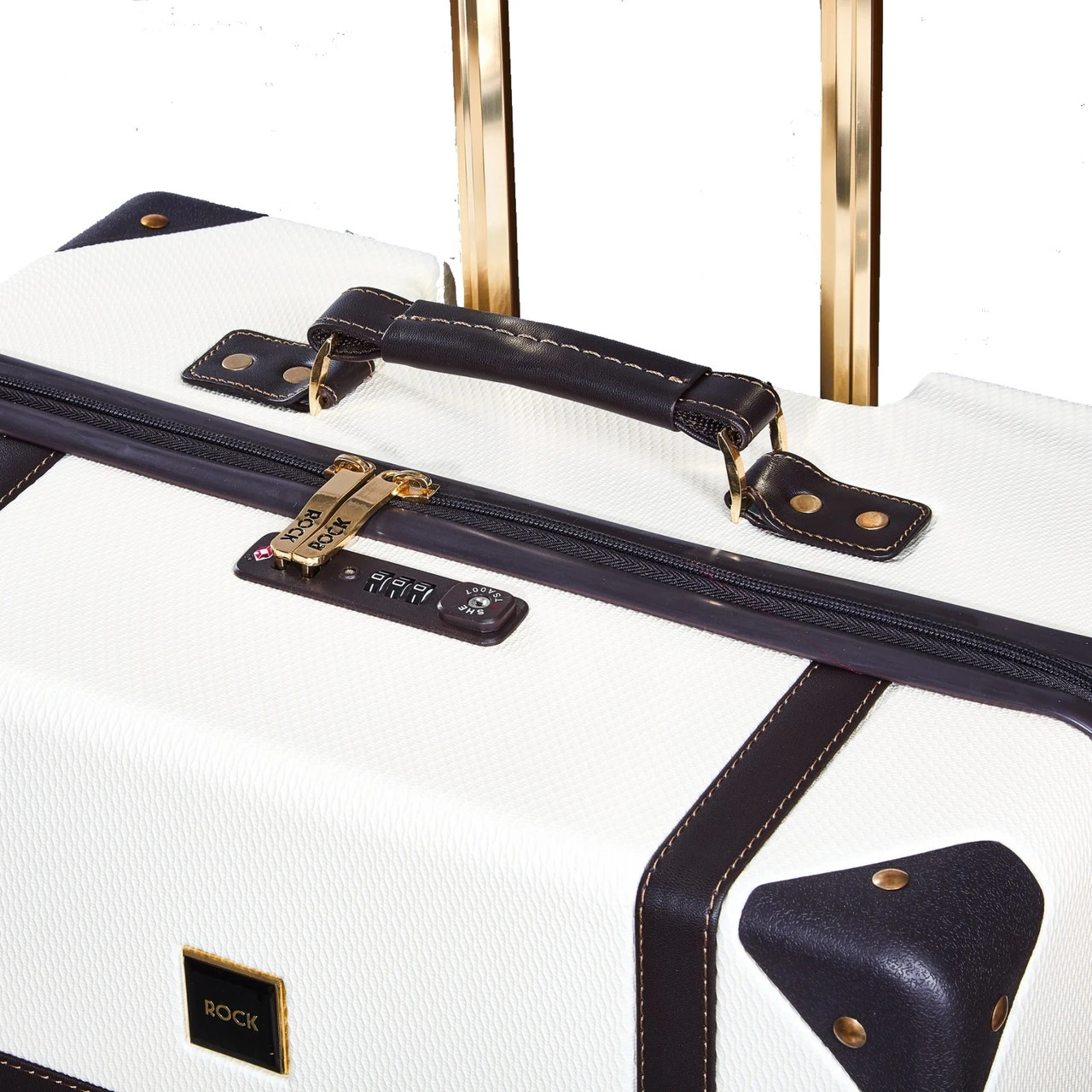 Rock Vintage 4 Wheel Cabin Suitcase - 54cm - Image 10