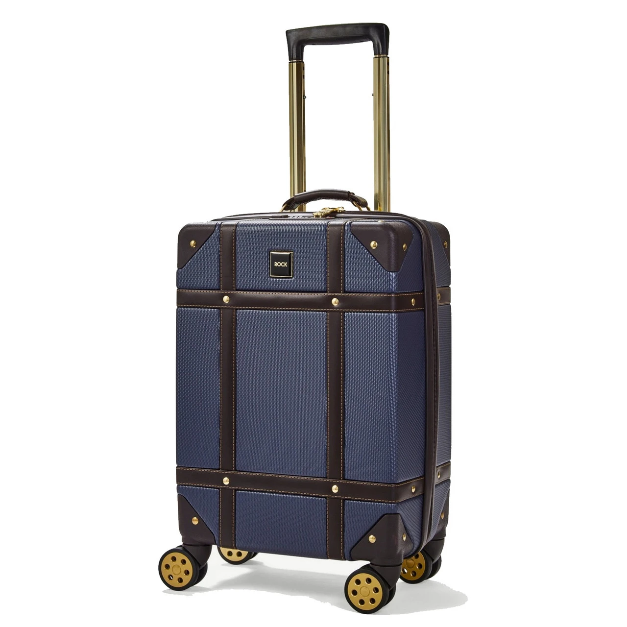 Rock Vintage 4 Wheel Cabin Suitcase - 54cm - Image 20