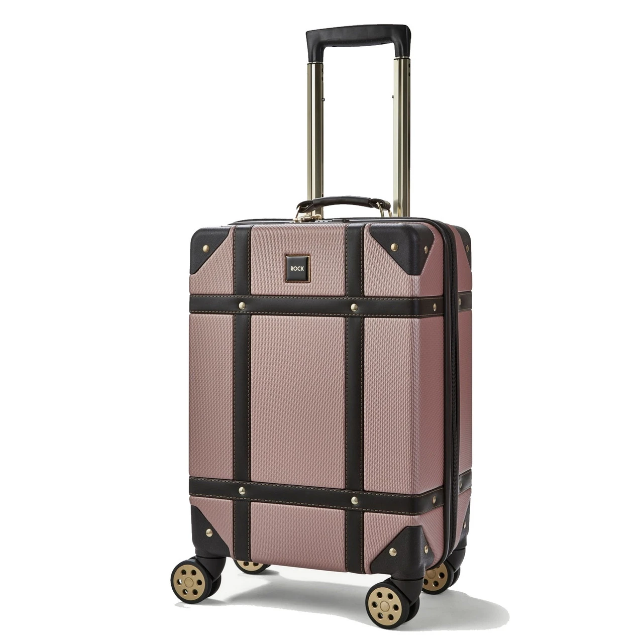 Rock Vintage 4 Wheel Cabin Suitcase - 54cm - Image 14