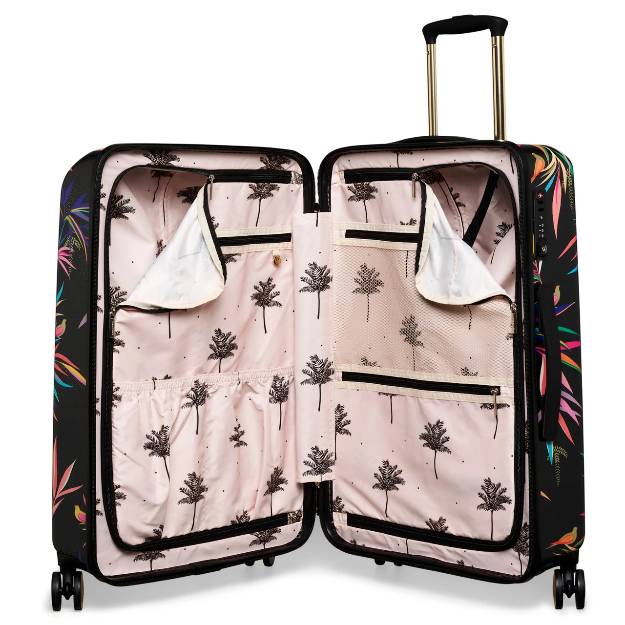 Sara Miller 4 Wheel Medium Suitcase - 67cm - Image 4