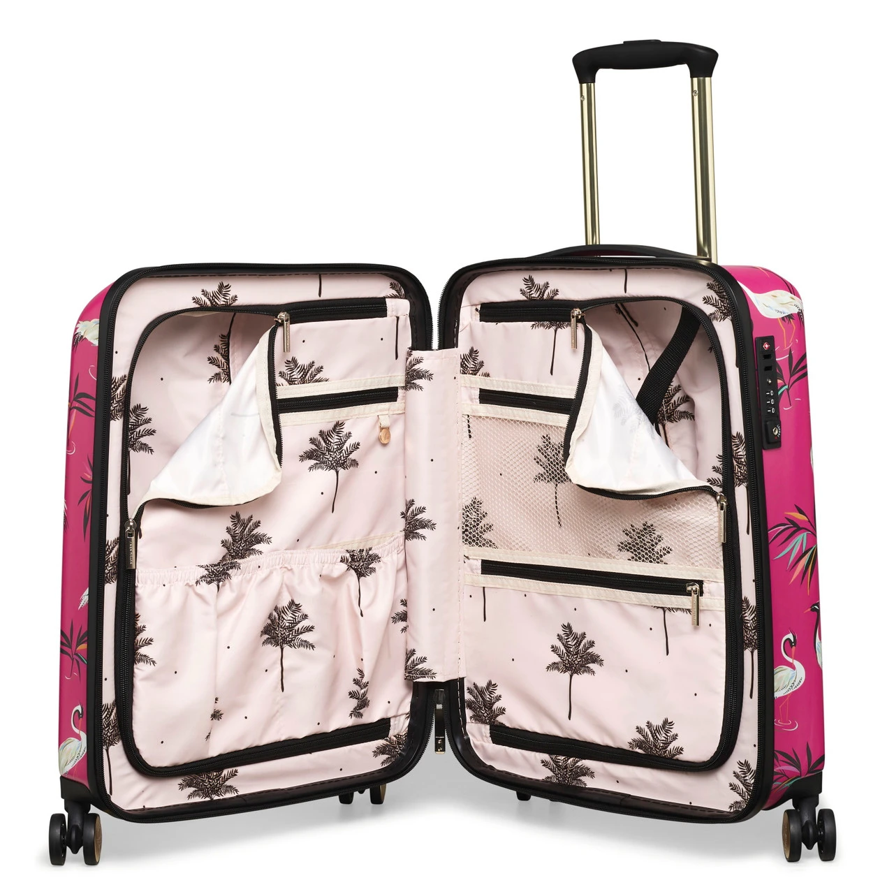 Sara Miller 4 Wheel Cabin Suitcase - 54cm - Image 13
