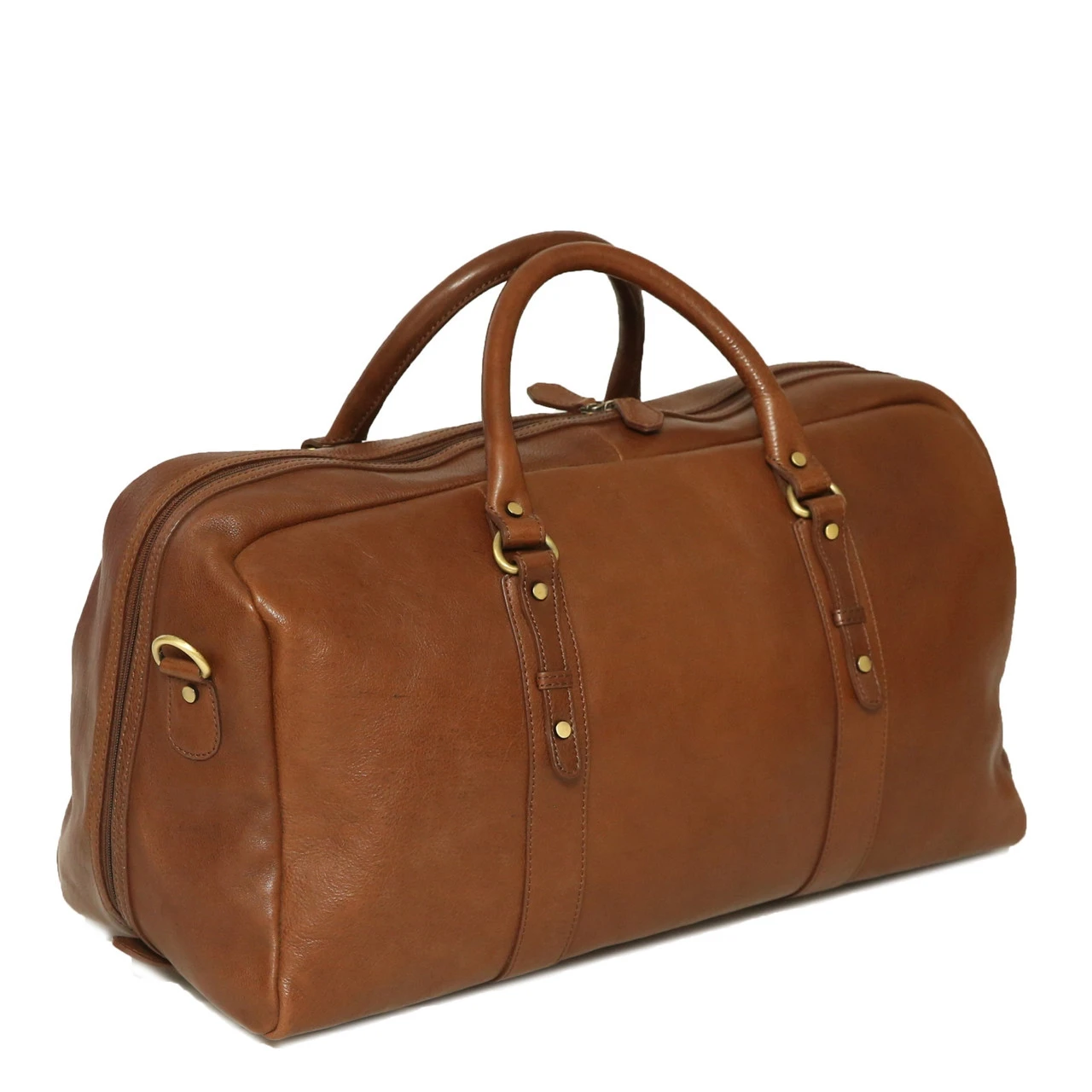 Felda Leather Holdall Large - 48cm - Image 9