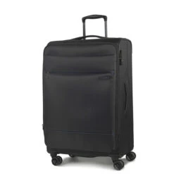 Rock Deluxe-Lite 4 Wheel Expandable Medium Suitcase - 72cm